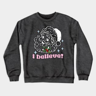 Retro Vintage Pink Santa Crewneck Sweatshirt